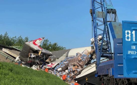 Russia Bryansk Region Bridge Collapse