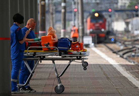 Russia Bryansk Region Bridge Collapse Moscow