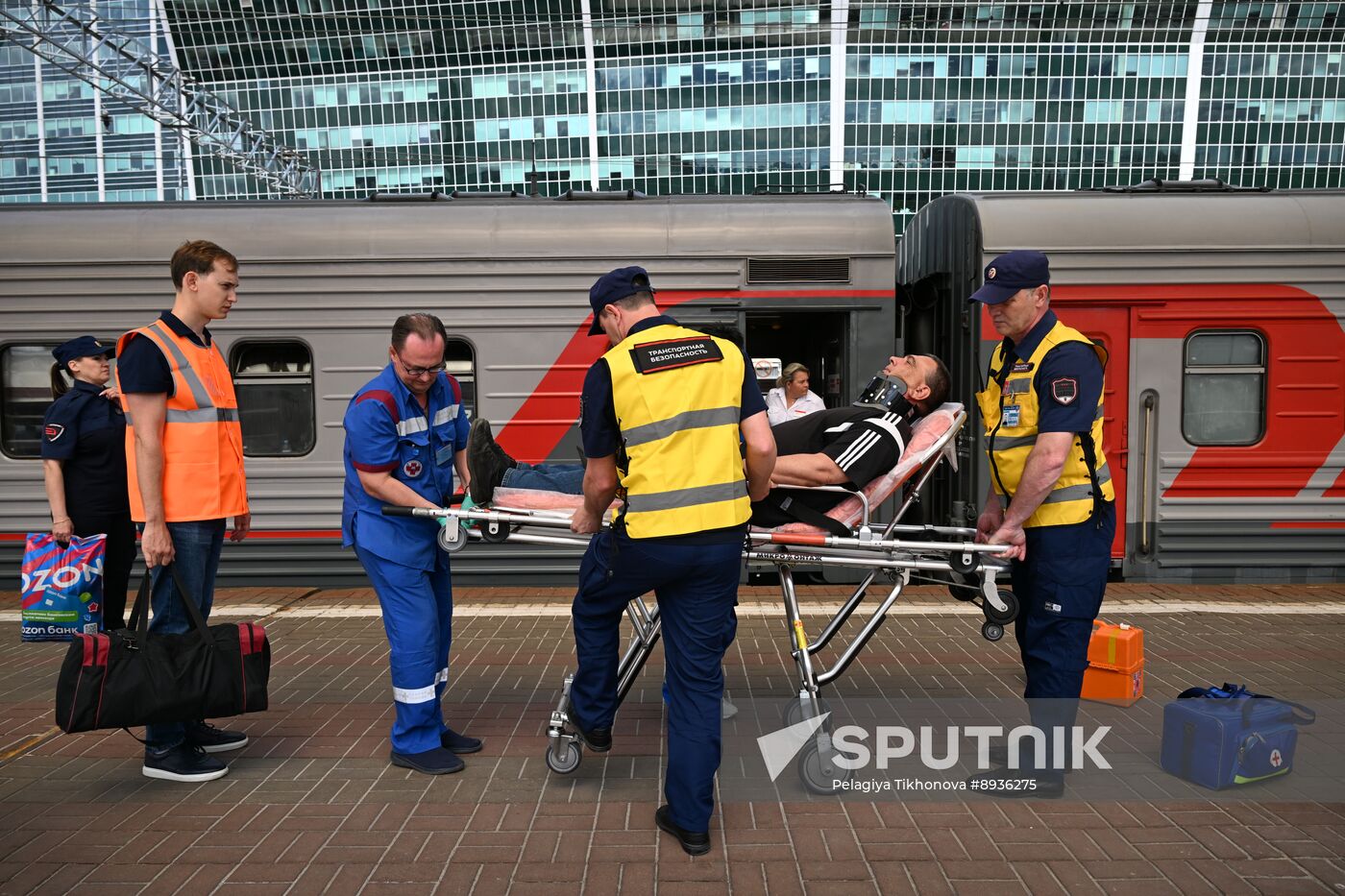 Russia Bryansk Region Bridge Collapse Moscow