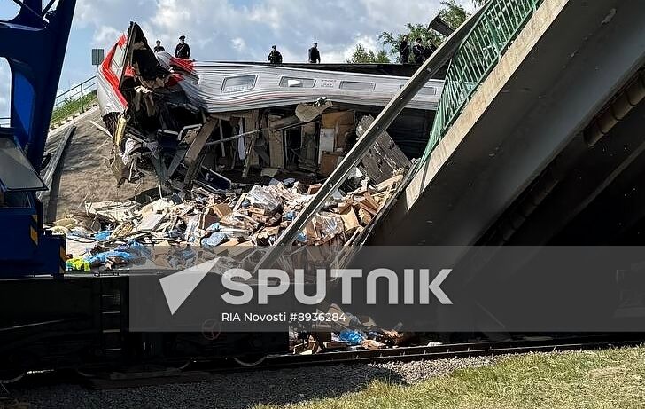 Russia Bryansk Region Bridge Collapse