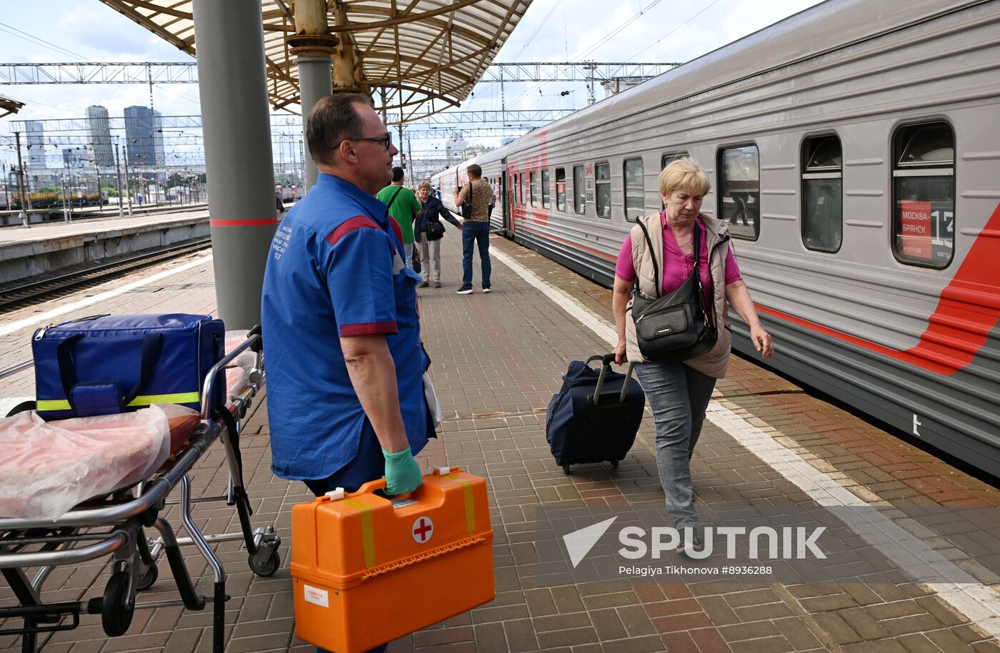 Russia Bryansk Region Bridge Collapse Moscow