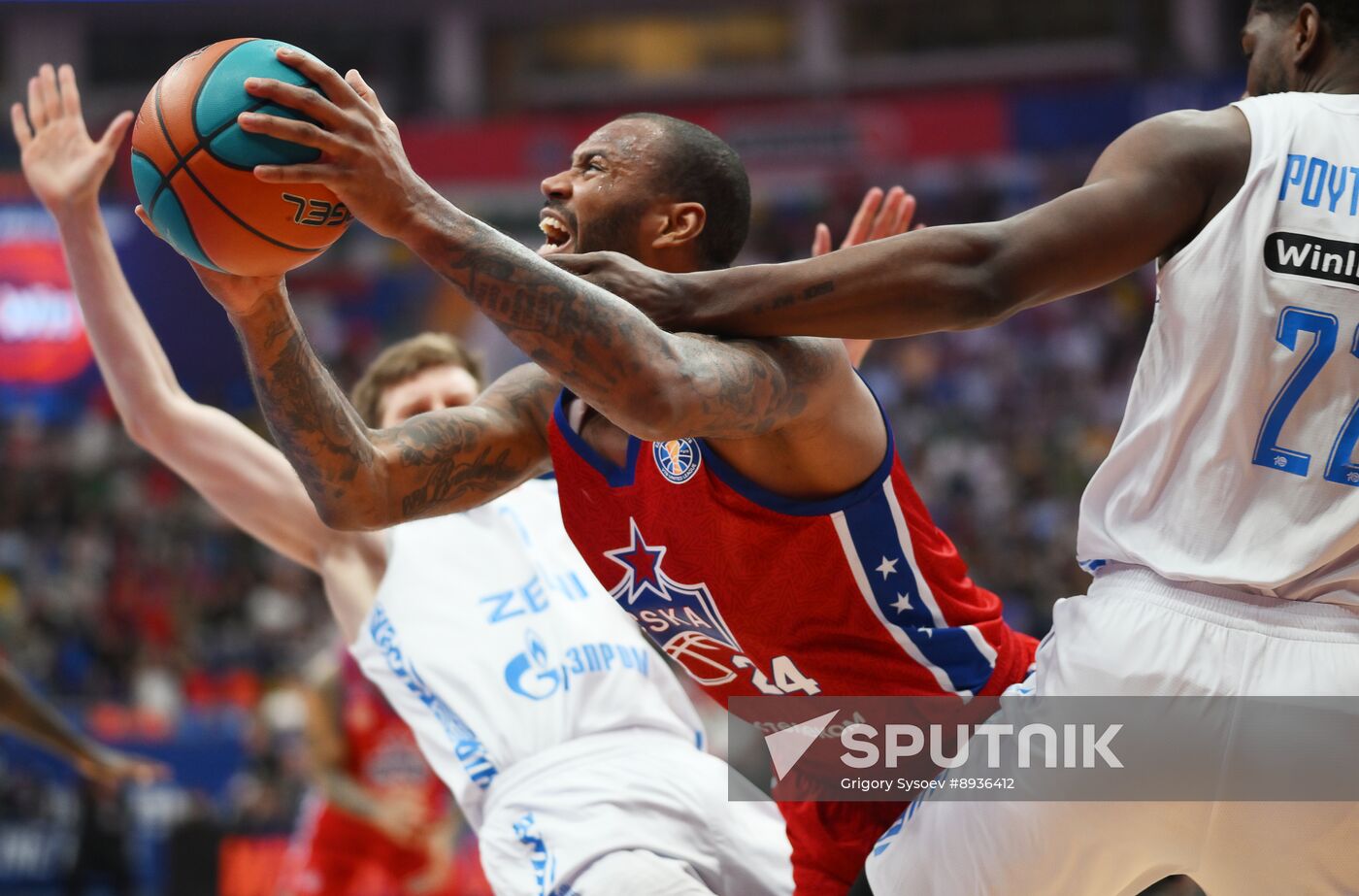 Russia Basketball United Leagur CSKA - Zenit