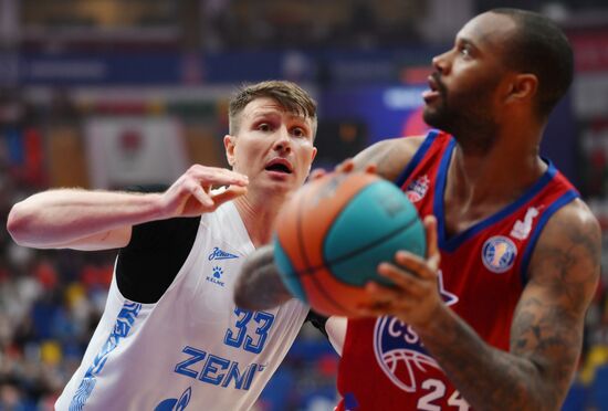 Russia Basketball United Leagur CSKA - Zenit