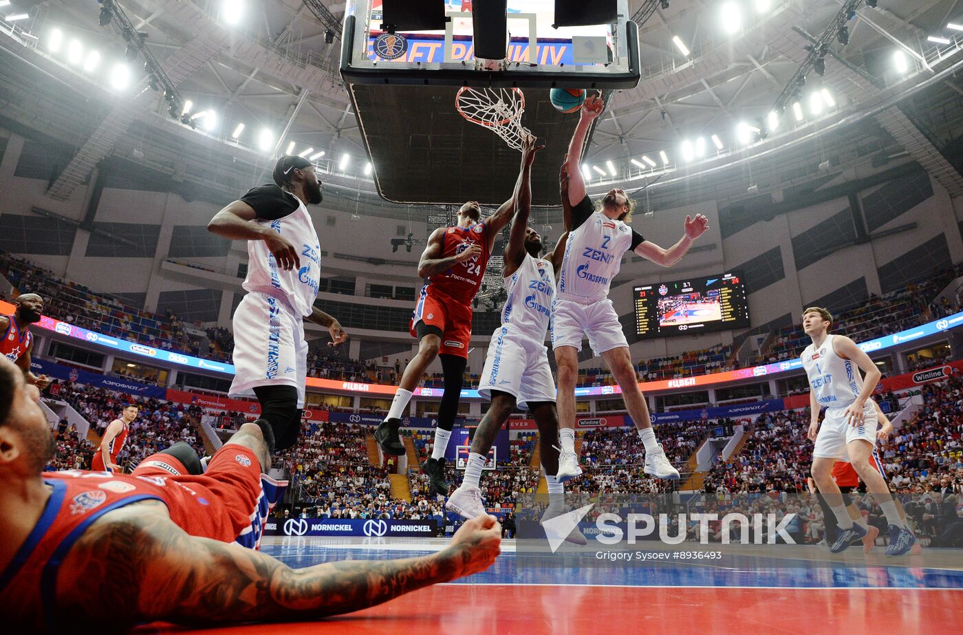 Russia Basketball United Leagur CSKA - Zenit