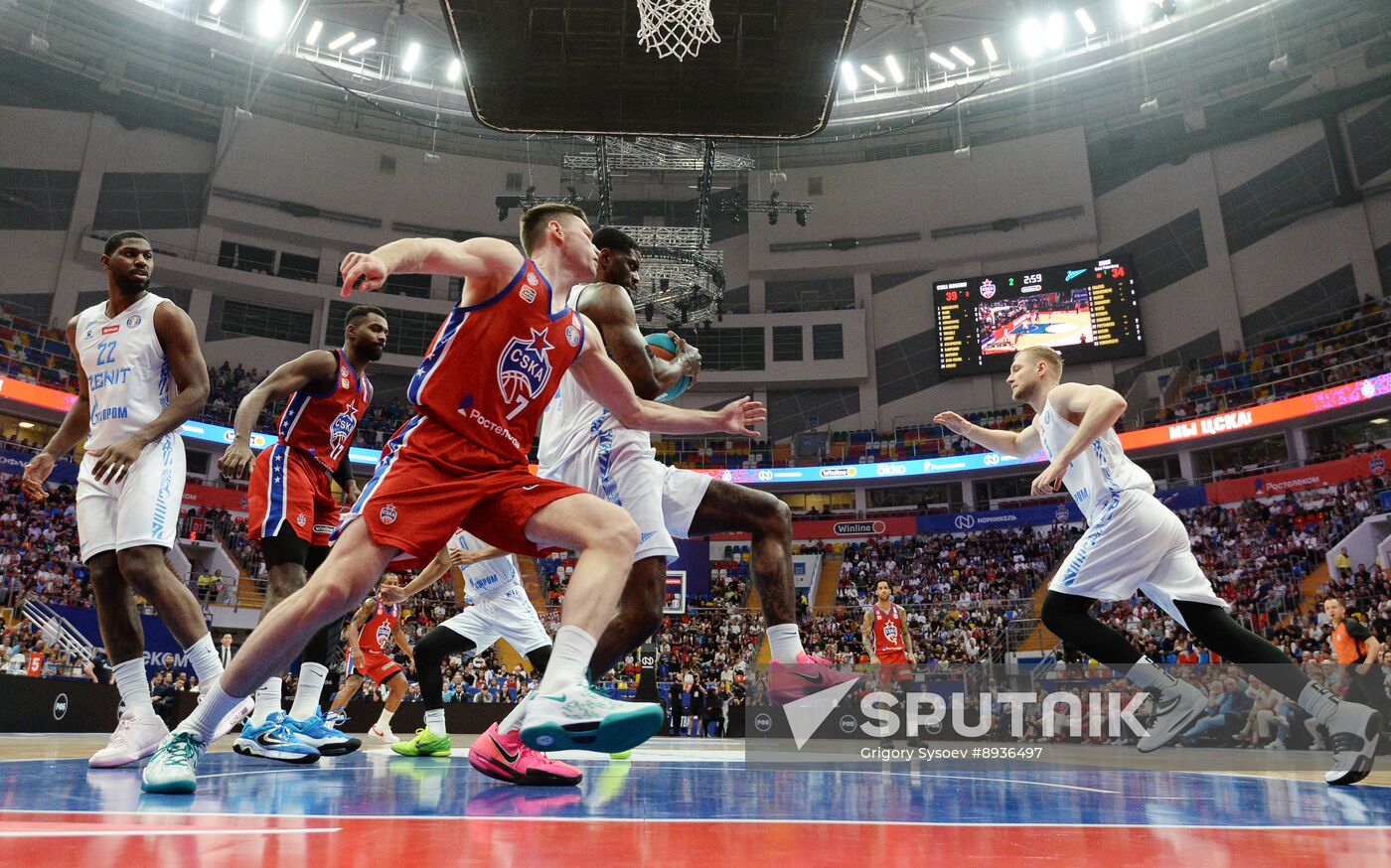 Russia Basketball United Leagur CSKA - Zenit