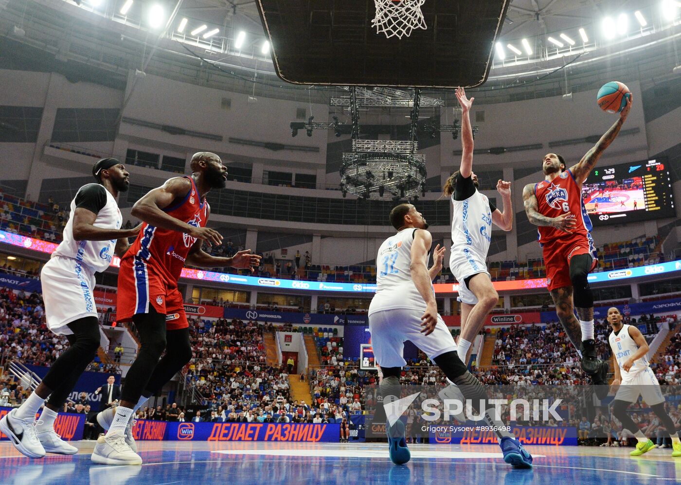 Russia Basketball United Leagur CSKA - Zenit