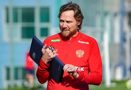 Russia Soccer Friendly Russia Training