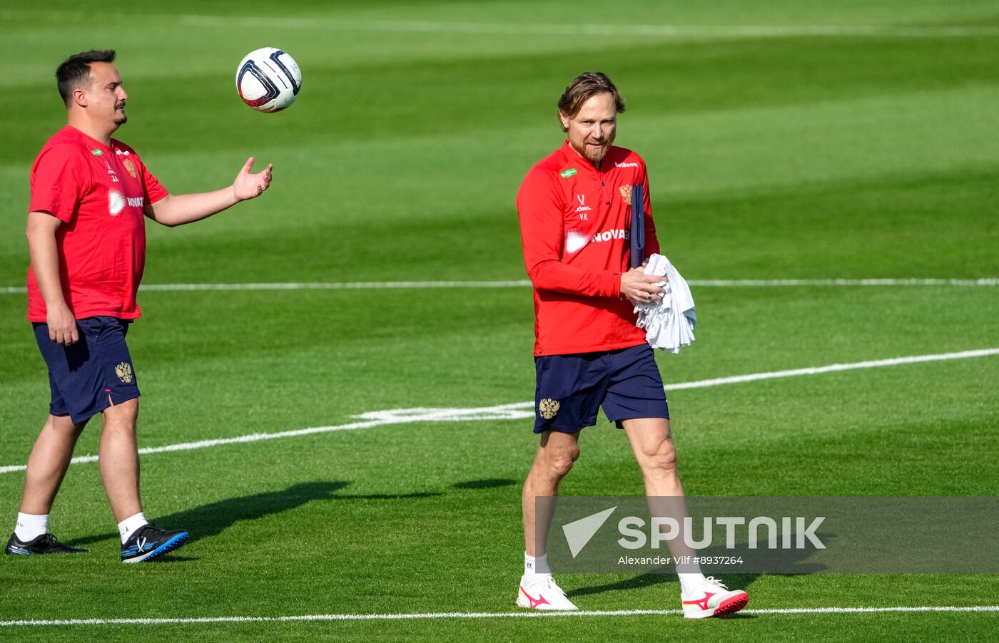 Russia Soccer Friendly Russia Training