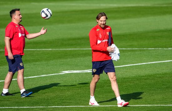 Russia Soccer Friendly Russia Training