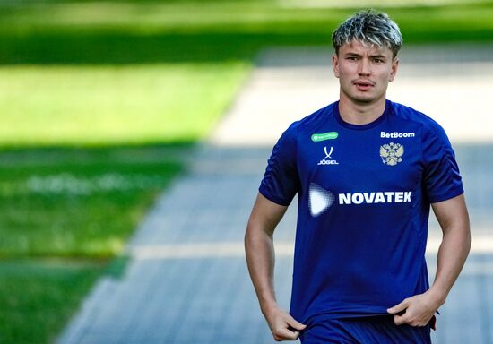 Russia Soccer Friendly Russia Training