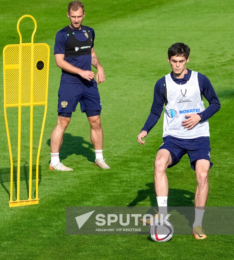 Russia Soccer Friendly Russia Training