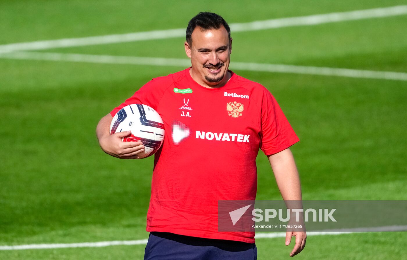 Russia Soccer Friendly Russia Training