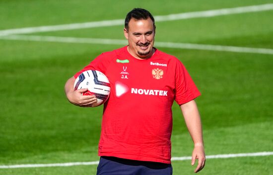 Russia Soccer Friendly Russia Training