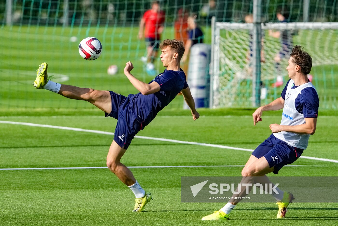 Russia Soccer Friendly Russia Training