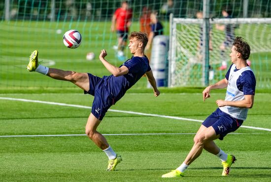 Russia Soccer Friendly Russia Training