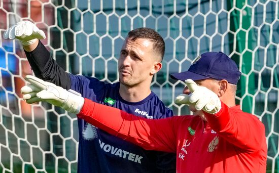 Russia Soccer Friendly Russia Training