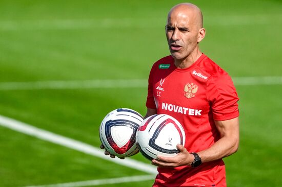 Russia Soccer Friendly Russia Training