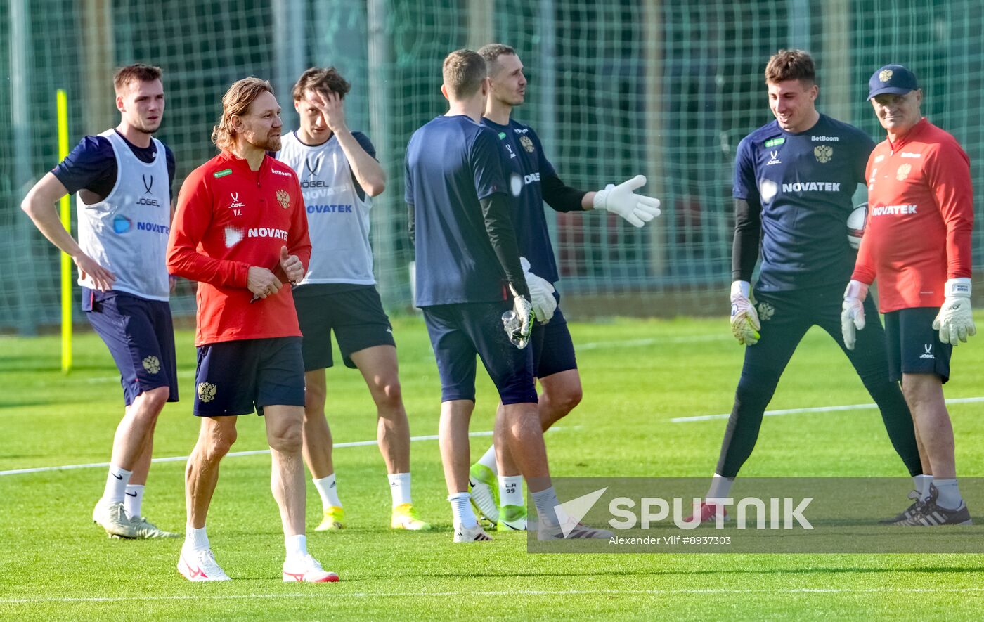 Russia Soccer Friendly Russia Training