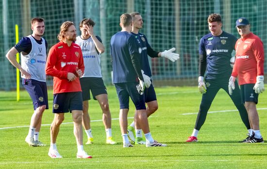 Russia Soccer Friendly Russia Training