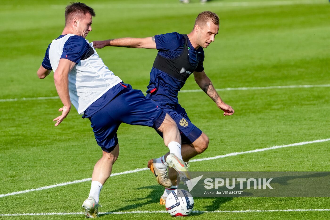 Russia Soccer Friendly Russia Training