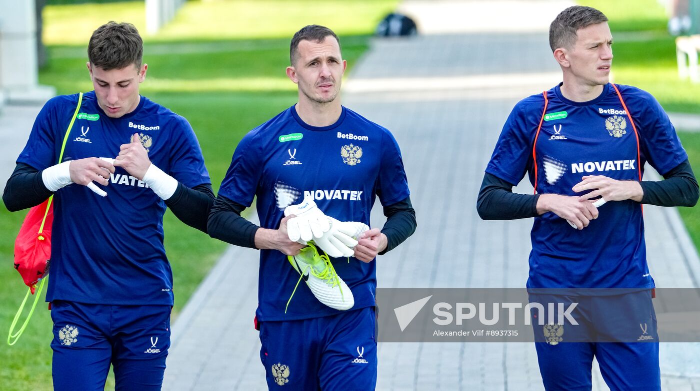 Russia Soccer Friendly Russia Training