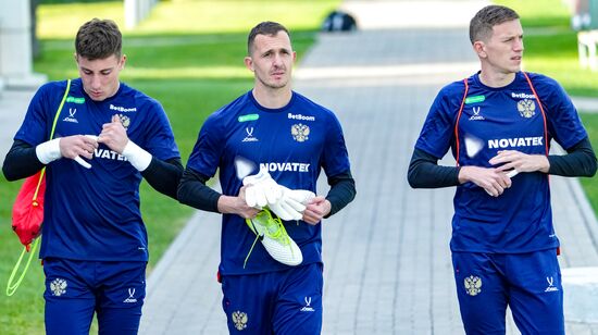 Russia Soccer Friendly Russia Training