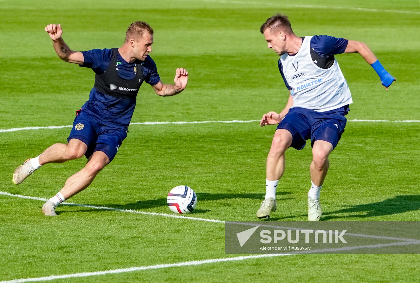 Russia Soccer Friendly Russia Training