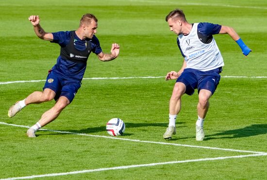 Russia Soccer Friendly Russia Training