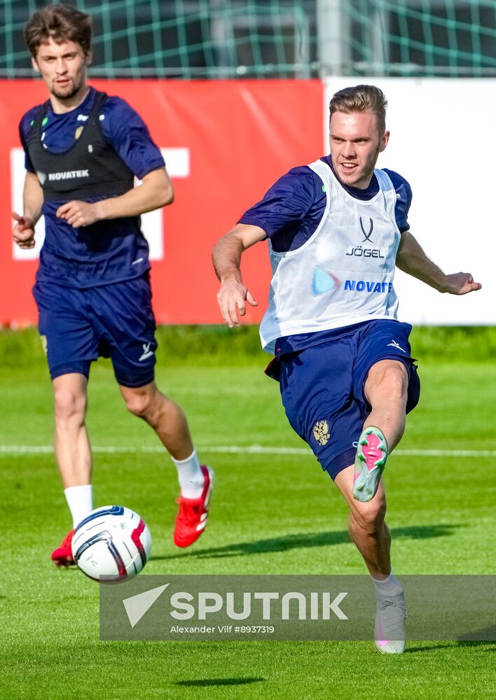 Russia Soccer Friendly Russia Training