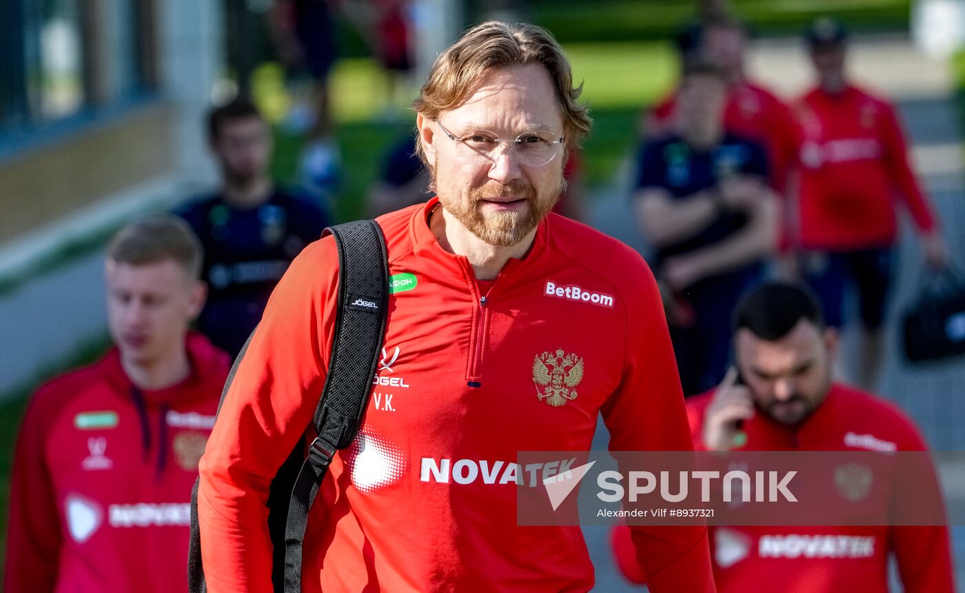 Russia Soccer Friendly Russia Training