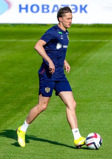 Russia Soccer Friendly Russia Training