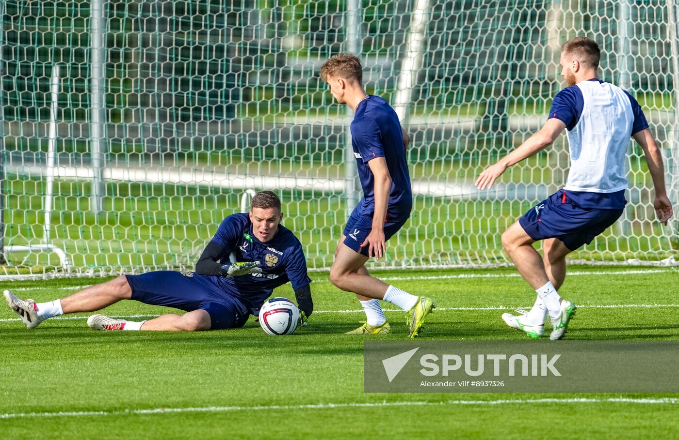 Russia Soccer Friendly Russia Training