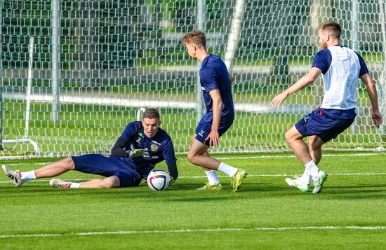 Russia Soccer Friendly Russia Training