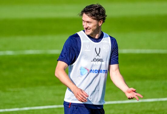 Russia Soccer Friendly Russia Training