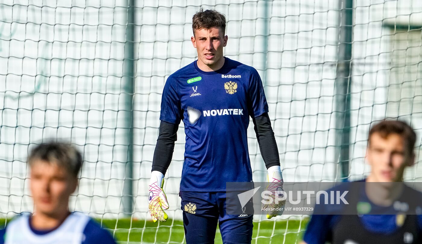 Russia Soccer Friendly Russia Training