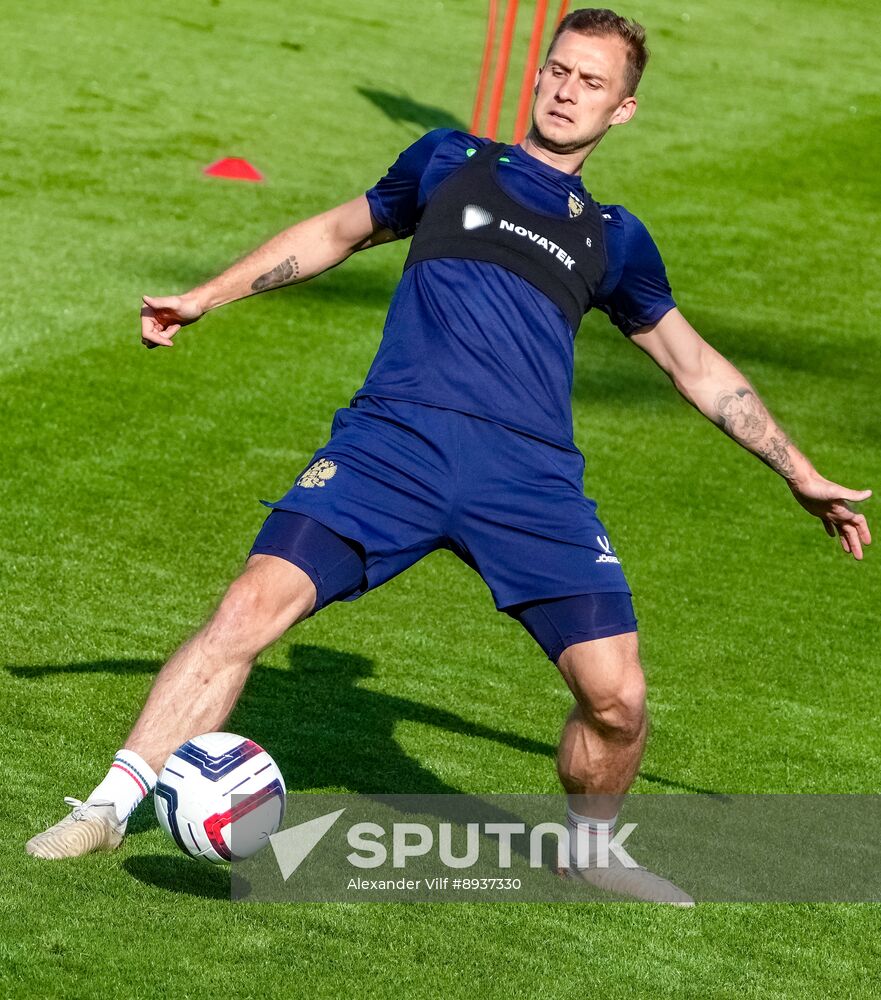 Russia Soccer Friendly Russia Training