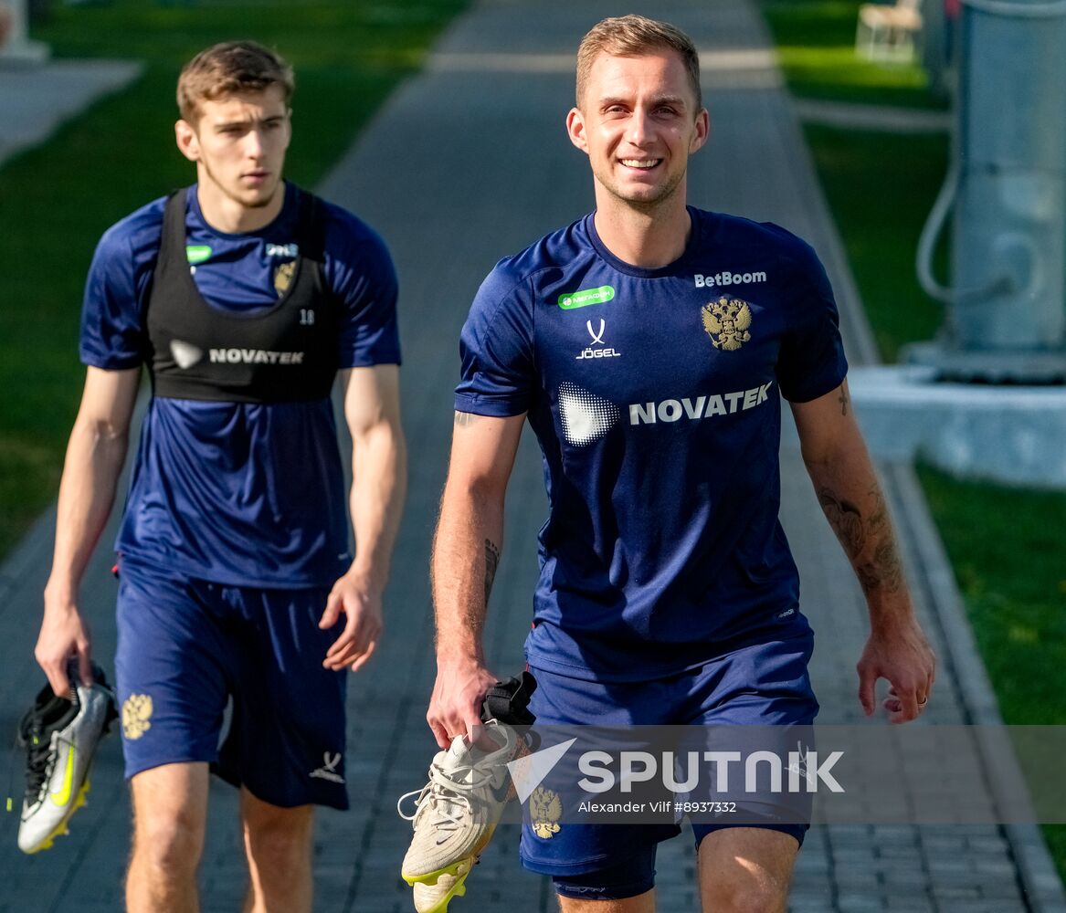 Russia Soccer Friendly Russia Training