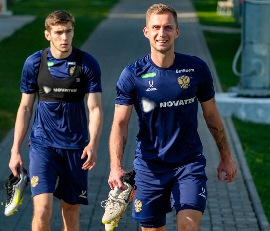 Russia Soccer Friendly Russia Training