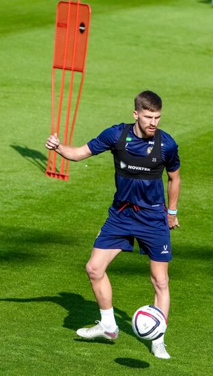 Russia Soccer Friendly Russia Training