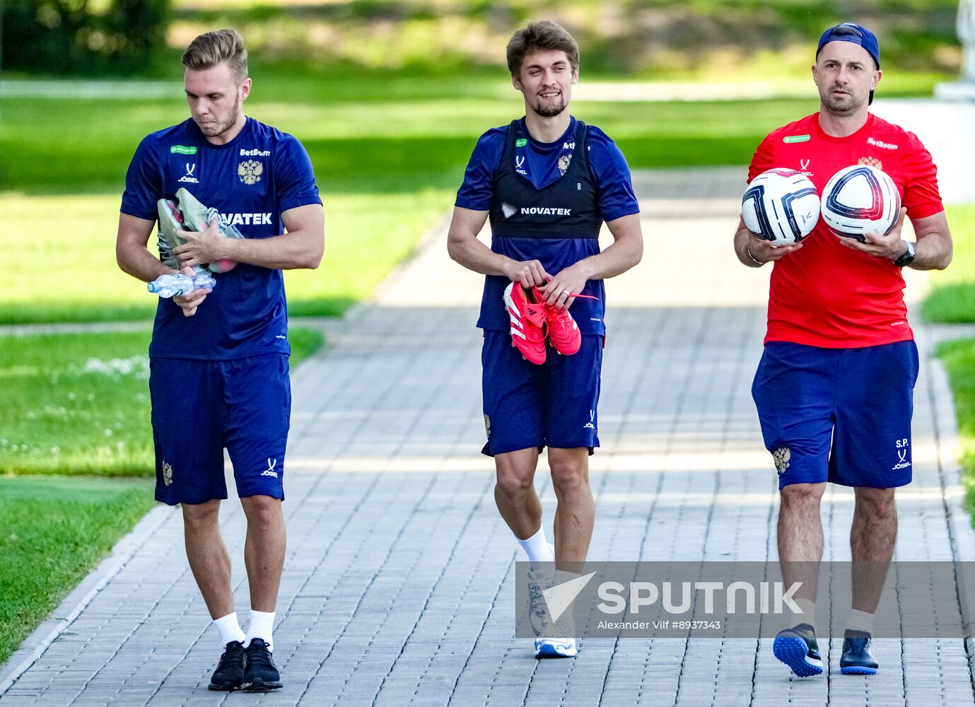 Russia Soccer Friendly Russia Training