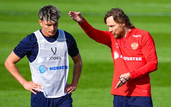 Russia Soccer Friendly Russia Training