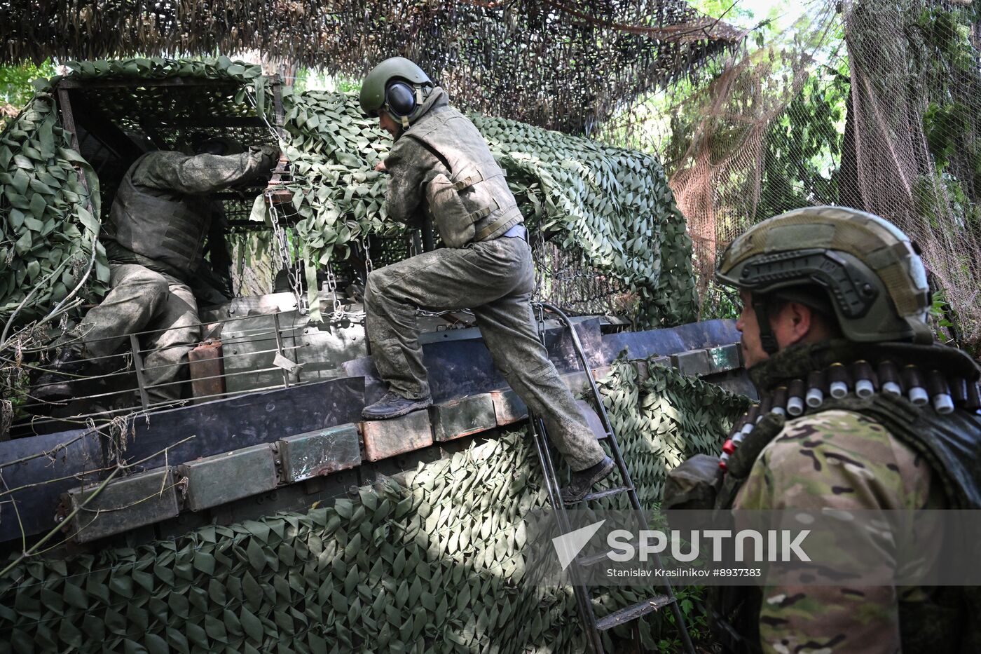 Russia Ukraine Military Operation Tank Unit