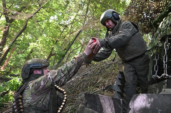 Russia Ukraine Military Operation Tank Unit