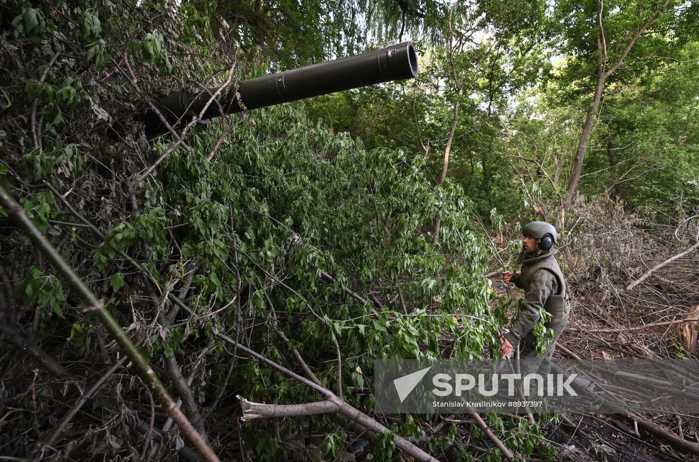 Russia Ukraine Military Operation Tank Unit