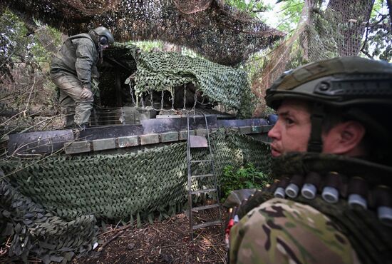 Russia Ukraine Military Operation Tank Unit