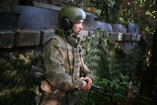 Russia Ukraine Military Operation Tank Unit