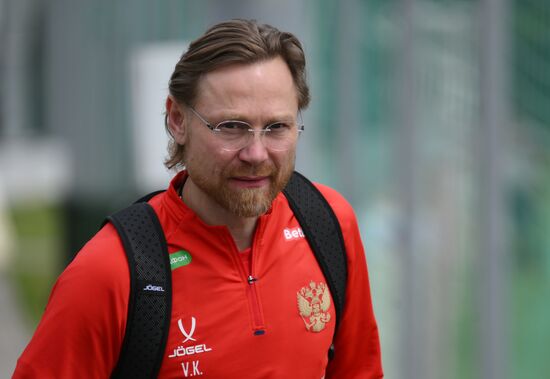 Russia Soccer Friendly Russia Training