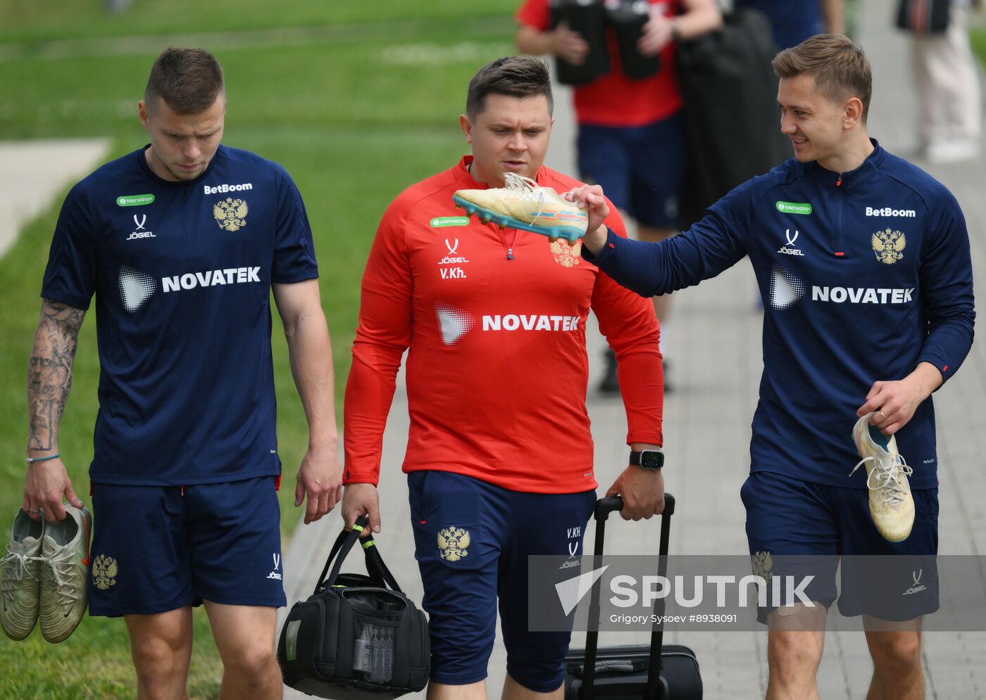 Russia Soccer Friendly Russia Training
