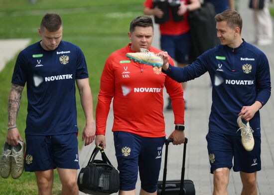 Russia Soccer Friendly Russia Training