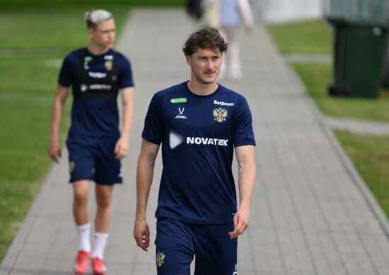 Russia Soccer Friendly Russia Training